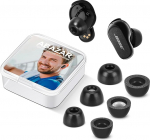 ABAZAR 3 paari (S / M / L) punased ja mustad m&auml;luvahuga k&otilde;rvaklapid Bose QuietComfort Earphones II ja Ultra jaoks