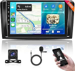 2G + 64G Android Autoradio 2 DIN Mercedes Benz ML GL W164 ML350 ML500 GL320 X164 ML280 GL350 GL450 9-tolline autoraadio juhtmevaba Carplay Android auto GPS navigatsiooniga Bluetooth FM RDS WiFi peegel