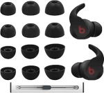 Asendatavad silikoonist k&otilde;rvaklapid Beats Fit Pro/Studio Buds/Studio Buds+ k&otilde;rvaklappidele, S/M/L, 3 suurust, 6 paari, sobivad laadimiskohvrisse, k&otilde;rvaklappide k&otilde;rvakork (must koos pliiatsiga).