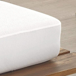 Todocama Terry Cloth Protector White Bed 200 x 190/200 cm