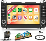 4G + 128G Android autoradio Mercedes Benz A/B klassile W169 W245 B200 W639 Vito Viano W906 Sprinter Wireless Carplay Android auto 8-tolline autoradio GPS navigatsiooniga WiFi Bluetooth FM/RDS/SWC tagumine osa