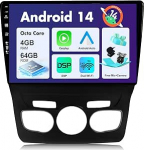 SXAUTO Android 13 IPS autoraadio Citroen C4 C4L DS4 (2013-2017) - Sisseehitatud Carplay/Android Car/DSP - LED kaamera + MIC - 4G + 64G - DAB 360-CAM roolijuhtimiss&uuml;steem Fast Boot WiFi AHD - 2 DIN 10.1