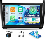 2+64G Android 15 autoraadio VW Polo 6R 6C 9N 2008-2020, 9-tolline puuteekraan juhtmevaba CarPlay, Android Car, 26UI, Bluetooth, FM, GPS, WiFi, SWC, tagantj&auml;rele vaatekaamera