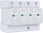 WSPIHO 4 Pin 385 V &uuml;lepingekaitse, &uuml;lepingekaitse t&uuml;&uuml;p 1 + t&uuml;&uuml;p 2.20-40 KA &uuml;lepingekaitse seade &auml;ikesekaitseks