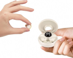 Bluetoothi unek&otilde;rvaklapid, magamisk&otilde;rvaklapid vedela silikooniga, Mini Sleep In-Ear k&otilde;rvaklapid, Bluetooth-m&uuml;ra t&uuml;histamine, sobivad k&uuml;ljel magajatele ja uneh&auml;iretega inimestele