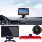 1280 x 720 pikslit 1000TV Lines auto piduritulede kaamera piduritulede tagumise vaate kaamera veekindel asendus Iveco Daily 6 Transporterile alates 2015-2017 + 7-tolline tagurdusmonitor