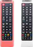[2 Pack] Samsung TV kaugjuhtimispuldi helendav asenduspult, universaalne silikoonist &uuml;mbris koos paelaga, mis helendab pimedas
