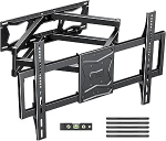 Vollbewegliche TV-Wandhalterung f&uuml;r die meisten 94-218,4 cm (37-86 Zoll) Flach-/gebogenen Fernseher bis zu 60 kg, schwenkbare, neigbare Halterung mit 6 Gelenkarmen, max. VESA 600 x 400 mm