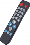 Suure nupuga universaalne kaugjuhtimispult eakatele - Jumbo kaugjuhtimispult lihtsaks p&otilde;hijuhtimiseks - &uuml;hildub Samsung LG Toshiba Sony JVC Panasonic Philips Sharp Hitachi Technika televiisoritega