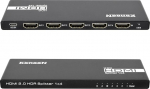 KanaaN HDMI 2.0 Matrix PS5 Switch Splitter 1 in 4 Out | 4K/1080p | toetab PS5, Notebook HDTV, EDID m&auml;lu, CEC, Daisy Chain, SP14HS, Dolby 5.1/Dolby-TrueHD, Distribution Amplifier projektide jaoks