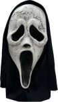 ELINA Gruseliges Geistergesicht Scream Maske mit Spielzeugmesser Scream Cosplay Kost&uuml;m Halloween Karneval Accessoire