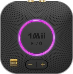1Mii B06S+ LDAC Bluetooth 5.2 vastuv&otilde;tja koduse stereomuusika k&otilde;rgsagedusliku muusika striimimiseks, Hi-Fi juhtmevaba audioadapter w/aptX HD Low Latency, suure ulatusega Bluetooth audio vastuv&otilde;tja helitugevuse reguleerimine, RCA/3,5 mm