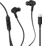 Belkin SoundForm ANC k&otilde;rvaklapid juhtmega USB-C &uuml;hendusega, k&otilde;rvaklapid mikrofoniga - k&otilde;rvaklapid iPhone 17, iPhone 16, iPad mini, Galaxy S25, Google Pixel 10, Android ja muudele seadmetele - mustad