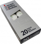 EWA k&uuml;&uuml;nlad, Maxi teek&uuml;&uuml;nlad, valged, metallist korpusega, 20 tk/pakk, l&auml;bim&otilde;&otilde;t x k&otilde;rgus 57 x 23 mm