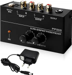 Phono Preamp plaadim&auml;ngija PP500 Phono Preamp, elektrooniline audio Stereo Phonograph Preamp koos RCA sisend & v&auml;ljundiga