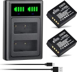 Pickle Power NP-W126s NP-W126 aku ja kahekordne USB-laadija Fujifilm XT3, X100F, X100V, X-T50, X-M5, X-T100, X-S10, X-A5, X-A10, X-E4, X-Pro2, X-Pro3, X-T1, X-T2, X-T10, X-T20, X-T30 II, HS5 EXR jaoks.