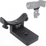 iShoot Arca-Swiss objektiivi krae aluse statiivihoidik Fujifilm Fujinon XF 100-400mm f/4.5-5.6 R LM OIS WR objektiivile 16501109, sisseehitatud 65mm kiirlahutusplaat, statiivi kuulipea