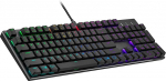 Cooler Master SK652 mehaaniline klaviatuur (t&auml;issuuruses) - lamedate ujuvklahvidega, RGB-valgustus, juhtmega USB Type-A port, PC ja MacOS &uuml;hilduv - US paigutus, punased l&uuml;litid