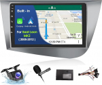 [4+64GB] Inefala Android 15 Autoradio 2 DIN Pour Seat Ibiza 6J 2009-2013 9 Pouces &eacute;cran Tactile Post Radio Avec Wireless Carplay Android Auto GPS WiFi RDS Cam&eacute;ra de Recul & Mic