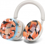 WC SweatZ XM5 - patenteeritud higikaitse k&otilde;rvapadjad Sony WH1000XM5 jaoks Wicked Cushions | T&auml;ielik 360-kraadine k&otilde;rvapadja kaitse | Higikindlus ja lihtne pesemine | oranž prisma