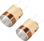 uxcell 2tk 25,5 mm 1" Woofer Voice Coil Dual Layers Round Copper Wire Bass Speaker Audio asendusosad