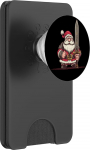 Cooles Weihnachtsmann mit Fantasy-Schwert Kost&uuml;m f&uuml;r Weihnachten PopSockets PopWallet f&uuml;r MagSafe