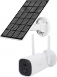 NIVIAN WiFi Surveillance Camera Solar Panel | 1080P HD, 10400mAh Battery, Night Vision, Two-Way Audio, IP65 | Alexa & Google Home Compatible, Includes Battery + Panel