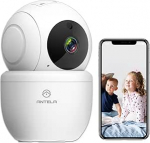 ANTELA WiFi turvakaamera 1080P kahesuunaline heli 355&deg;/80&deg; lai nurk &Ouml;&ouml;vaatlus liikumistuvastus &uuml;hildub Alexa/Google Home'iga