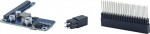 Pi 5 PoE HAT Ethernet toiteallika laienduskaart IEEE 802.3af/at 40PIN GPIO Kompaktne lihtne paigaldus