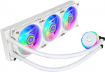 Cooler Master MasterLiquid PL360 Flux protsessorijahuti - AIO vesijahutus 3 x 120 mm ventilaatoriga, 360 mm jahuti koos ARGB kontrolleriga (2. p&otilde;lvkond) - AMD ja Intel &uuml;hilduv, valge
