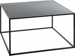 HAKU k&uuml;ljelaud Must metallist kohvilaud V&auml;ikesed m&otilde;&otilde;tmed B 70 x K 40 x S 70 cm Stiil: Moodne
