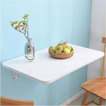 Seina kokkupandav laud metallist klambriga, ujuv laud, hoiuriiul, 2,5 cm paksune puidust pealispind s&ouml;&ouml;gilauale, k&ouml;&ouml;giriiulile, r&otilde;du teelaudale