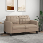 2-Sitzer-Sofa Diivan 2 Sitzer Loveseat Diivanid F&uuml;R Wohnzimmer Diivan Loveseats Cappuccino-Braun 140 cm Kunstlederer - 359121