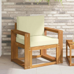 Moderne Outdoor Sofagarnitur aus langlebigem Akazienholz als Gartenm&ouml;bel Set f&uuml;r eine Moderne Garten Sofagarnitur aus Massivholz Akazie und langlebige Terrassenm&ouml;bel Akazie