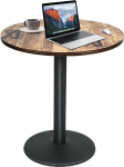 homewell &uuml;mmargune s&ouml;&ouml;gilaud, v&auml;ike k&ouml;&ouml;gilaud 4 inimesele, s&ouml;&ouml;gilaud, veekindel pind, retro industriaalstiilis, sobib ideaalselt elutuppa, s&ouml;&ouml;gituppa, k&ouml;&ouml;ki, kohvikusse, 70 cm