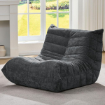 Bean Bag toolid t&auml;iskasvanutele, Giant Bean Bag Memory Foam Bean Bag Suur Bean Bag diivan t&auml;iteainega Faux Fur Tuli kamin Bean Bags Laisk diivan elutuba magamistuba Dorm Office