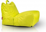 Ecopuf - Pouf Armchair Outdoor Chaise Longue - Bean Bag koos hoiukambriga ja k&auml;epidemega - vastupidavast kangast kott - l&otilde;&otilde;gastustool - kodudekoratsioon - roheline Nc1