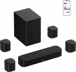 ULTIMEA 7.1-kanaliline Surround Soundbar, Soundbar telerile 4 Surround k&otilde;lariga, 330 W, Surround Sound System, HDMI ARC, TV Soundbar koos subwooferiga, Bluetooth&reg; 6.0, Aura A40 Pro