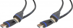 Sky Vision BL-HD 30 HDMI 2.0 kaabel, HDR10 ja Dolby Atmos v&otilde;imeline, 4K / 2K 60Hz juures, Full HD 120Hz juures, ARC &uuml;hilduv helibaaride ja AV-vastuv&otilde;tjate jaoks, 3 meetrine HDMI-kaabel arvutite, helibaaride jne jaoks.