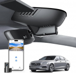 Mangoal Front 4K & Rear 1080P Dash Cam Custom Volvo S90 & V90 Cross Country 2022 2023 2024 (mudel B), integreeritud OEM v&auml;limus, UHD 2160P video, WiFi & App, lihtne paigaldada, 128GB kaart