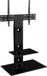King Cantilever TV Stand koos klambriga Must ruudukujuline 70cm alates 32" - 60" tolli HD Plasma LCD LED OLED k&otilde;verate telerite jaoks