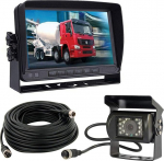 4 Pin 17,8 cm (7 tolli) TFT LCD HD v&auml;rvimonitor koos p&auml;ikesekaitse hoidjaga, veekindel 18 LED &ouml;&ouml;n&auml;gemisega tagurduskaamera 10 m kaabliga auto/bussi/haagise/veoauto jaoks