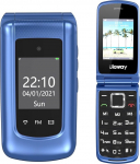 2G vanemate mobiiltelefon Kokkupandav mobiiltelefon ilma lepinguta Suured nupud Mobiiltelefon eakatele koos laadimisjaamaga SOS h&auml;daabik&otilde;ne nupp 1000 mAh aku Pikk ooteaeg 2.4 ja
