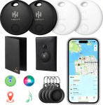 Smart Tag Pack-4 Combo: Sisaldab tasuta Luxor rahakoti / passikotti - v&otilde;tmej&auml;lgija ja esemete otsija Apple iOS seadmetele