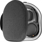 Geekria Shield k&otilde;rvaklappide korpus lamedate k&otilde;rvaklappide jaoks Asenduskott reisikott koos juhtme hoiuga, mis &uuml;hildub Steelseries, B&W, Skullcandy k&otilde;rvaklappidega (Hall)