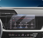 LUWU &uuml;hildub Audi A3 8Y 2021-2024 2025 Navigatsiooniekraani kaitsekile 10.1 tolli MMI puuteekraani karastatud klaasist kaitsekile 9H kriimustuskindel Audi A3 tarvikud