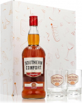 Sipply 3-osaline kinkekomplekt koos 2 joogiklaasi ja 1 pudeliga Southern Comfort 0,7 L 35,0% vol. | koos kinkekarbiga: Valge | Kingitus naistele meestele meestele emale isale s&otilde;brannale j&otilde;uludeks lihav&otilde;ttep&uuml;hadeks