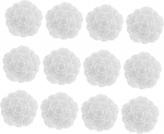 12 t&uuml;kki Ginkgo-Design Tischsets Aus PVC Hohlform F&uuml;r Esstisch Als Unterlage Und Dekoration Einsetzbar