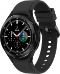 Samsung Galaxy Watch4 Classic, &uuml;mmargune Bluetooth Smartwatch, Wear OS, p&ouml;&ouml;rlev l&uuml;li, spordikell, spordij&auml;lgimisseade, 46 mm, must (Saksa versioon)