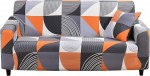 Bedruckter Sofa-Schonbezug f&uuml;r 3-Sitzer-Couch, Spandex-Stretch-Couchbezug mit elastischem Band, Sofabezug, rutschfest, knitterfrei, Kissen, Sofaschoner (3-Sitzer, bedruckt #22)